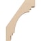 Ekena Millwork 3-inch W x 10-inch D x 14-inch H Pescadero Rough Cedar Woodgrain TimberThane Knee Brace, Primed BRCUR03X10X14PECRCPR - alternate 6